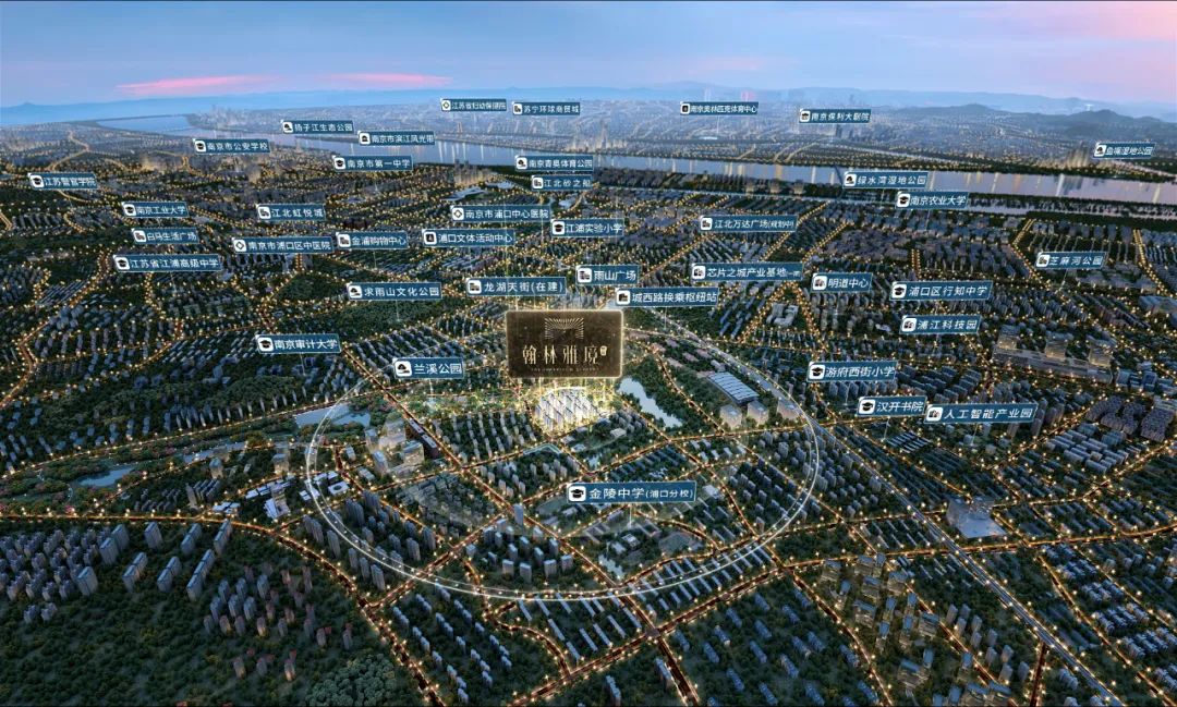 中建翰林雅境的配套图